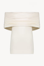 Top Giada - Leche de coco / Negro