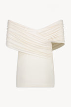 Top Giada - Leche de coco / Negro