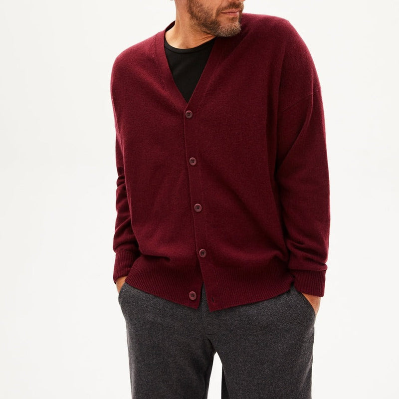 Cashmere Wool Vest - Dahlia - Men