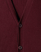 Cashmere Wool Cardigan - Dahlia - Men