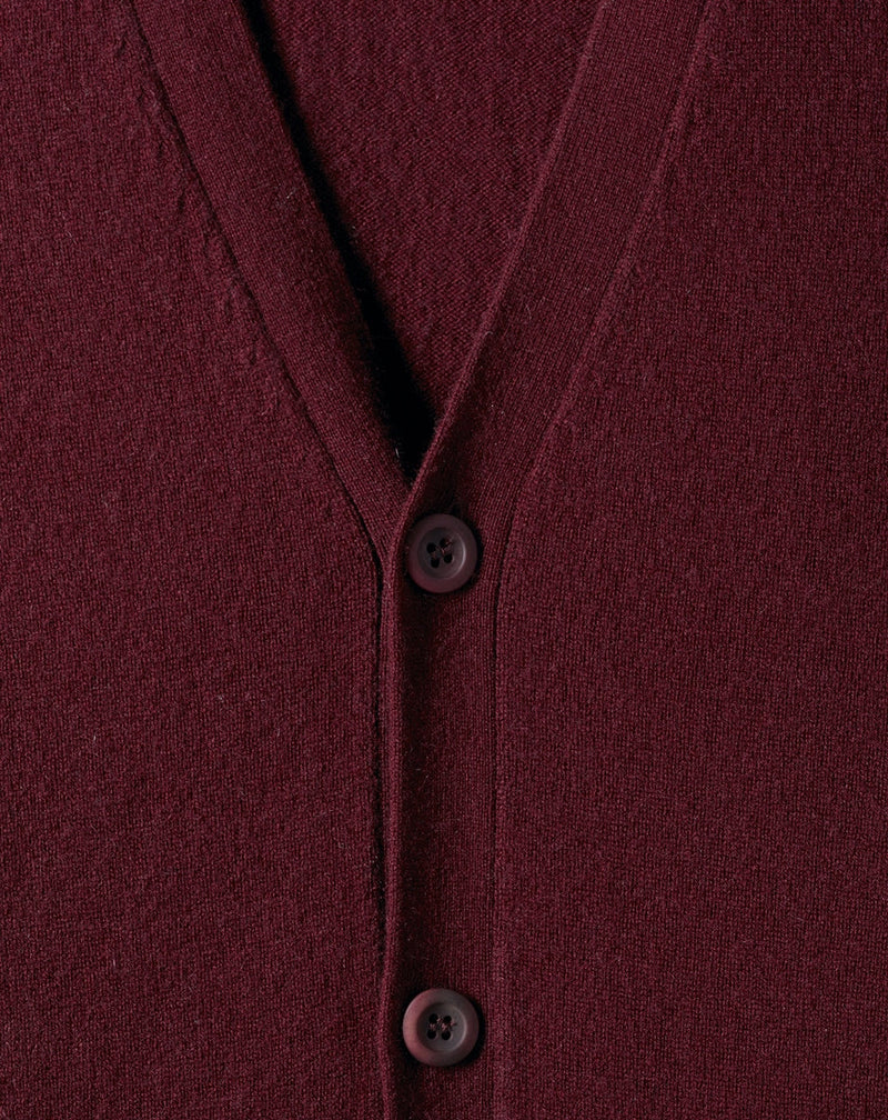 Cashmere Wool Vest - Dahlia - Men