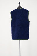 Gilet Bicolore Dana 100% Laine - Vert/Bleu - Femme
