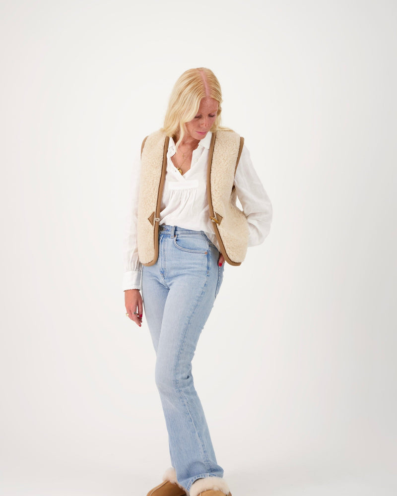 gilet mouton sans manche