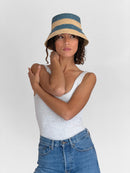 Bob Paille Gina - Rayé Beige Bleu