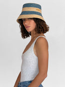 Bob Paille Gina - Rayé Beige Bleu