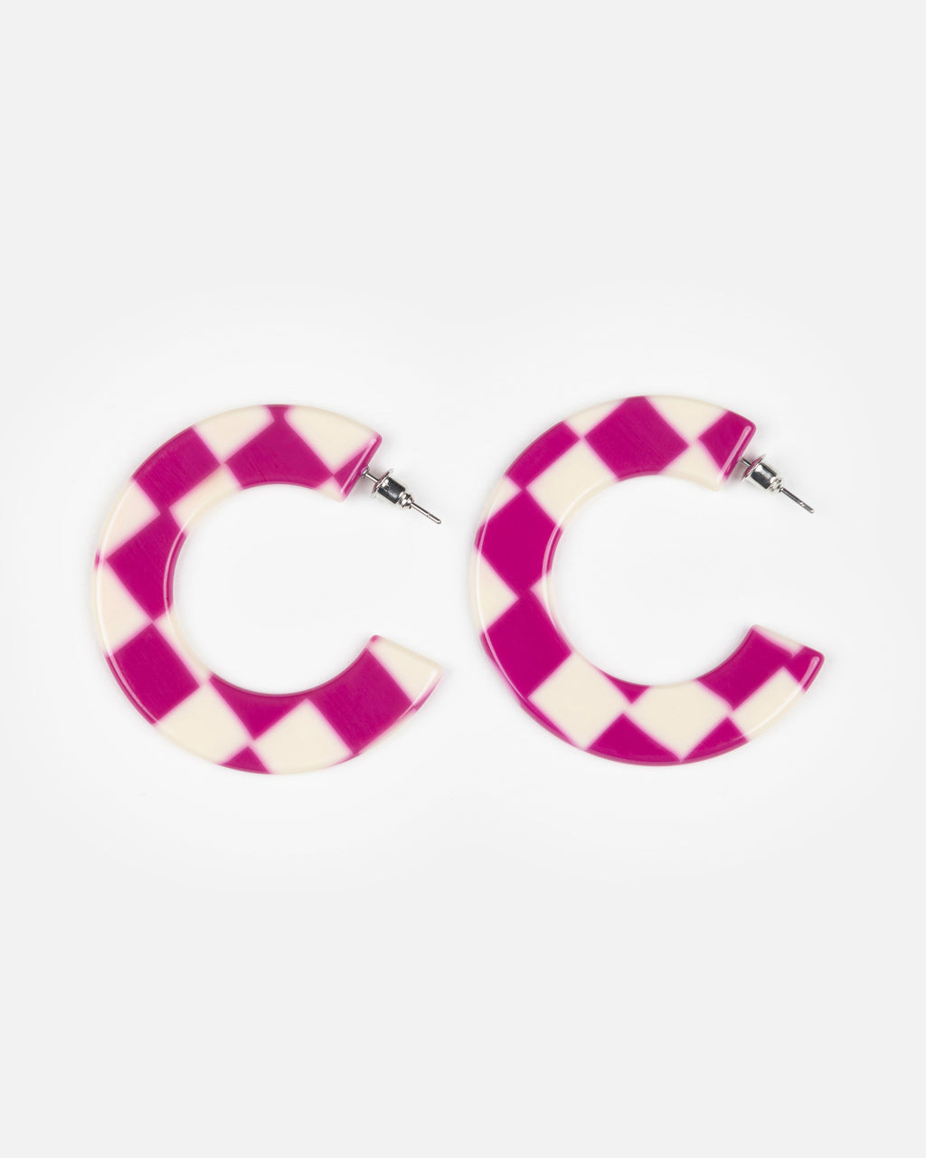 Ginza Earrings - Checks