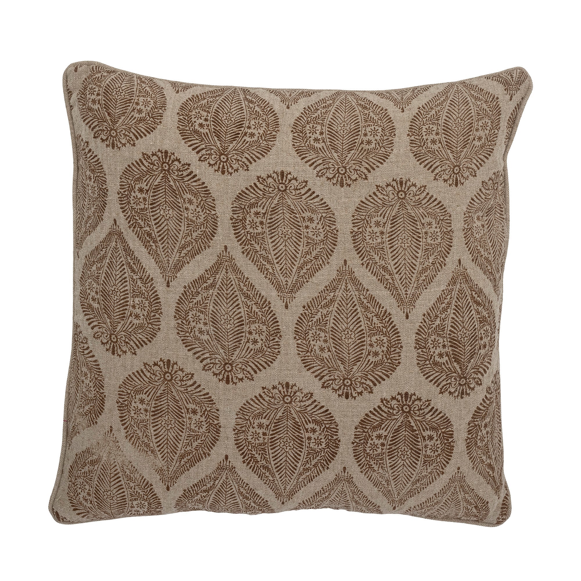 Cergy - Set of 4 Cushions - Brown - Cotton