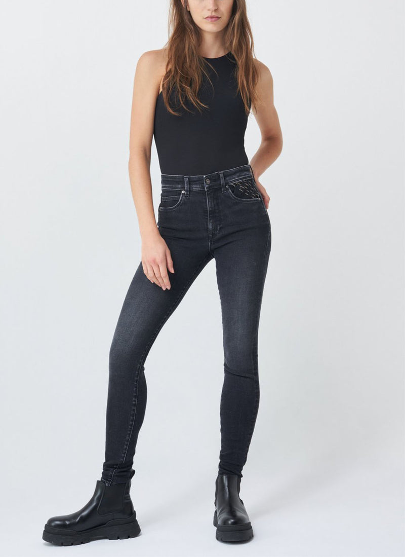 Salsa - Jeans Faith Push In Secret - Black - Femme