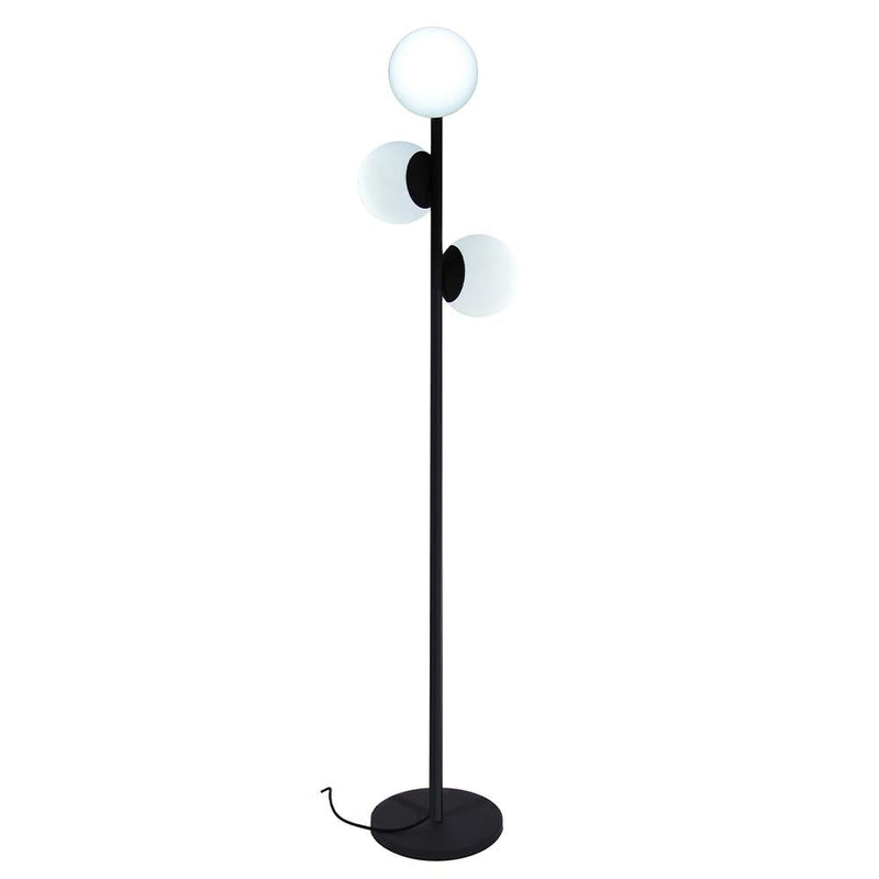 Lampadaire filaire pied métal éclairage puissant LED blanc GLOBY TREE H175cm culot E27 - REDDECO.com