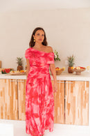 GLORIA Fuchsia - Robe Longue