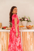 GLORIA Fuchsia - Robe Longue