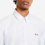 Tricolor Fox Patch Classic Shirt - Bl - Men
