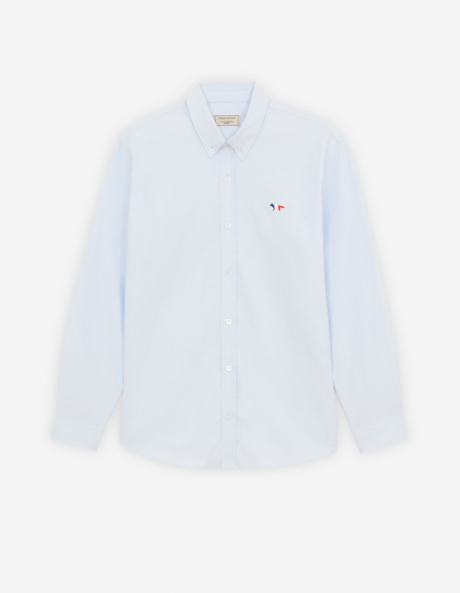 Tricolor Fox Patch Classic Shirt - Bl - Men