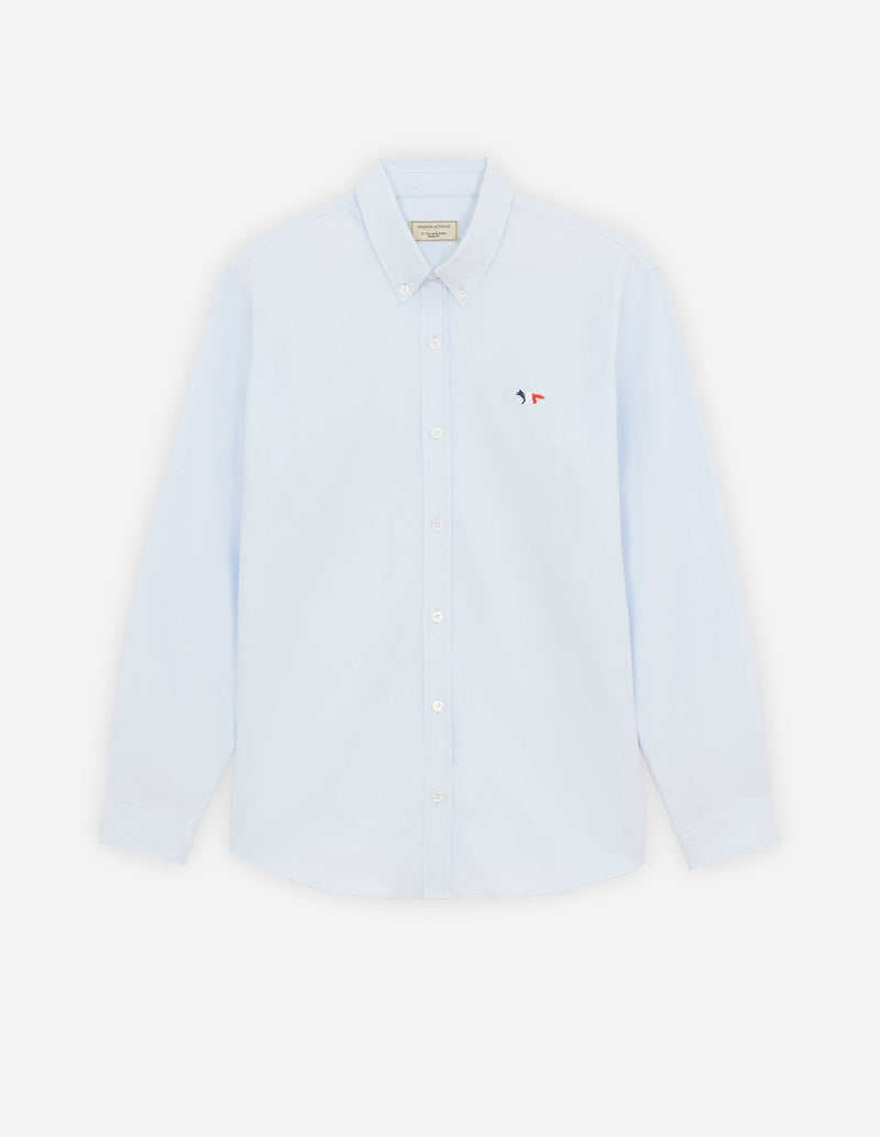 Tricolor Fox Patch Classic Shirt - Bl - Homme