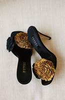 Lavinia Black High-Heel Sandal