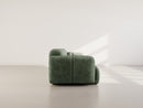 Grace - Canapé Modulable - 3 Places - Velours Texturé - Vert Sauge
