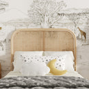 Tête de lit Naïra en rotin et cannage 90 cm