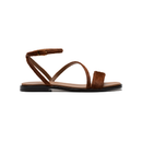 Grace Flat Sandals Camel - Lachoix