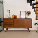 Buffet Waya 2 portes 3 tiroirs en teck