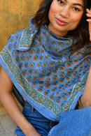 Large Séléné Scarf - Blue