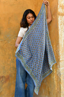 Large Séléné Scarf - Blue