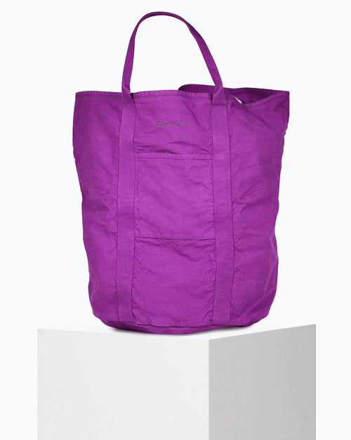 Grand Cabas Coton Violet