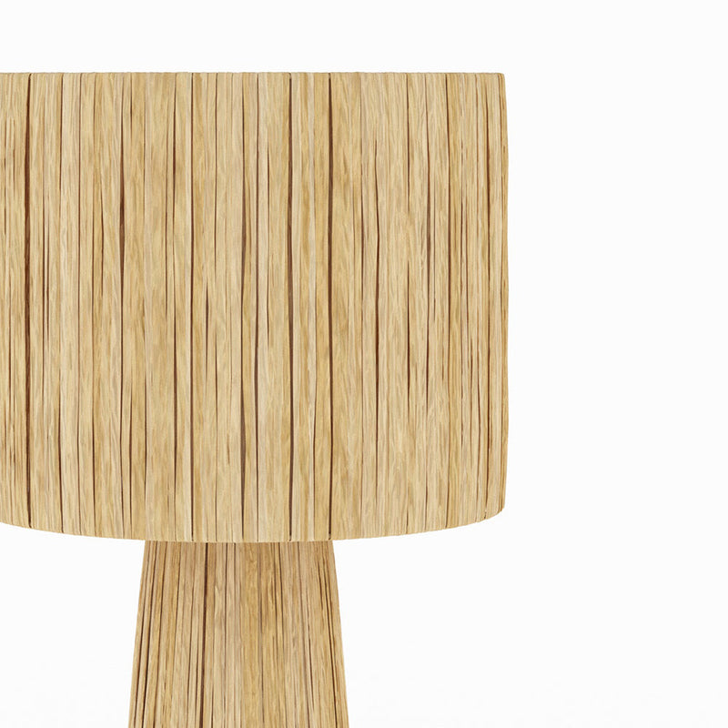 Grande lampe Soléa en feuille de palmier