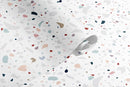 Papier Peint Granite - Blanc Multicolore