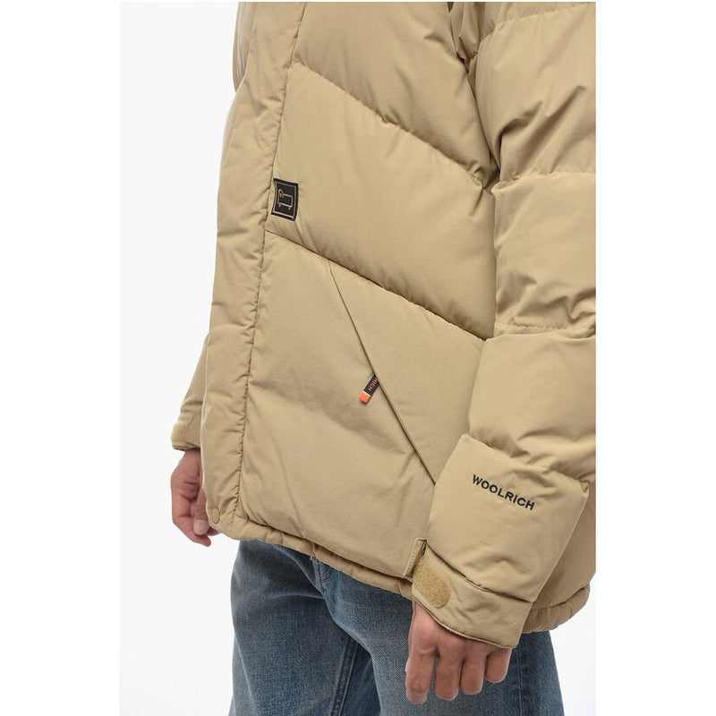 Greylock Down Jacket With Velcro Zipped Fastening