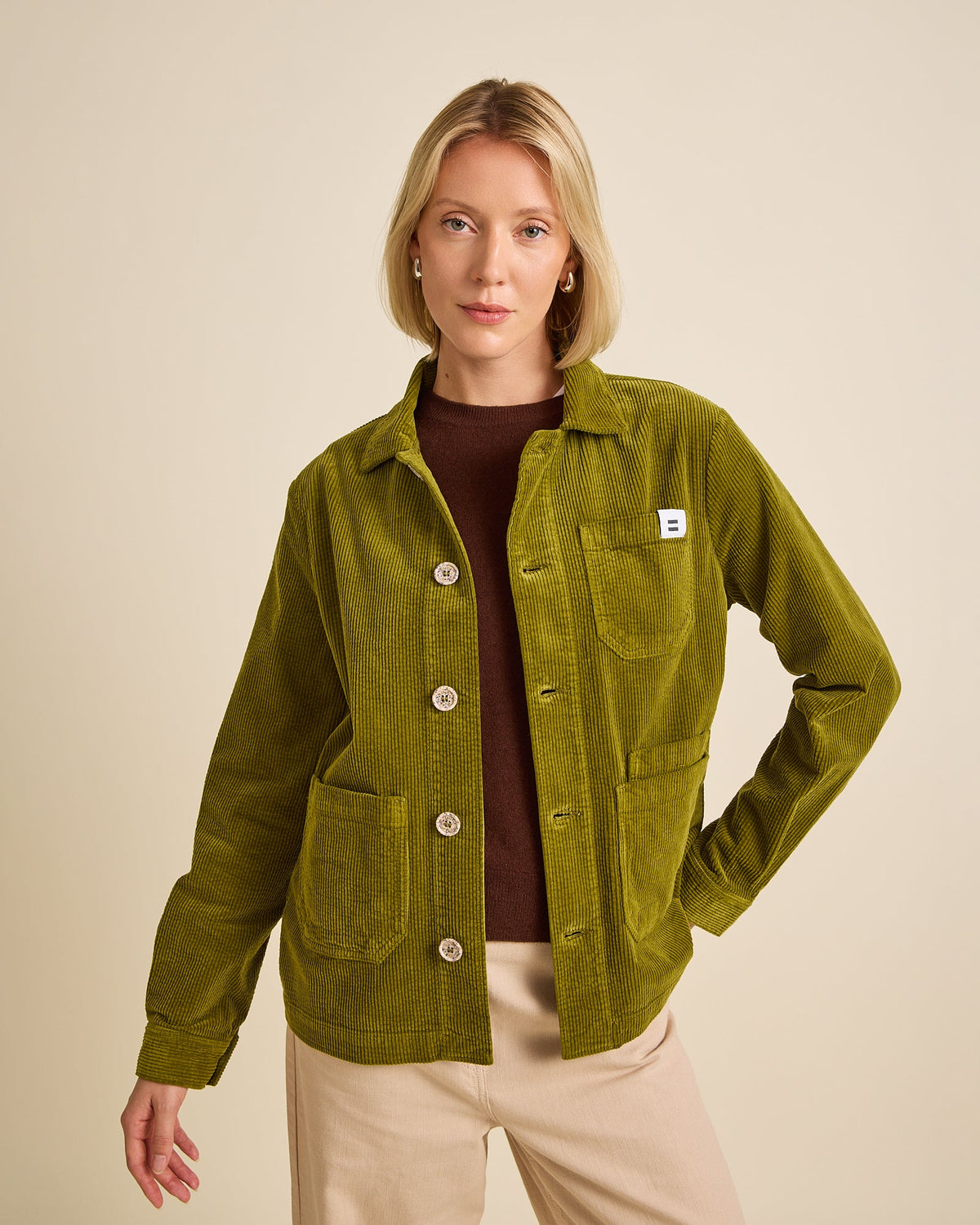Veste Worker Côtelé Pickle