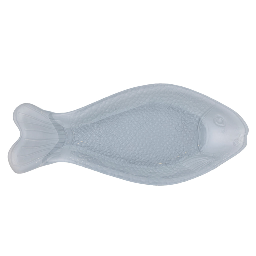Yuna - Plat De Service - Gris - Verre