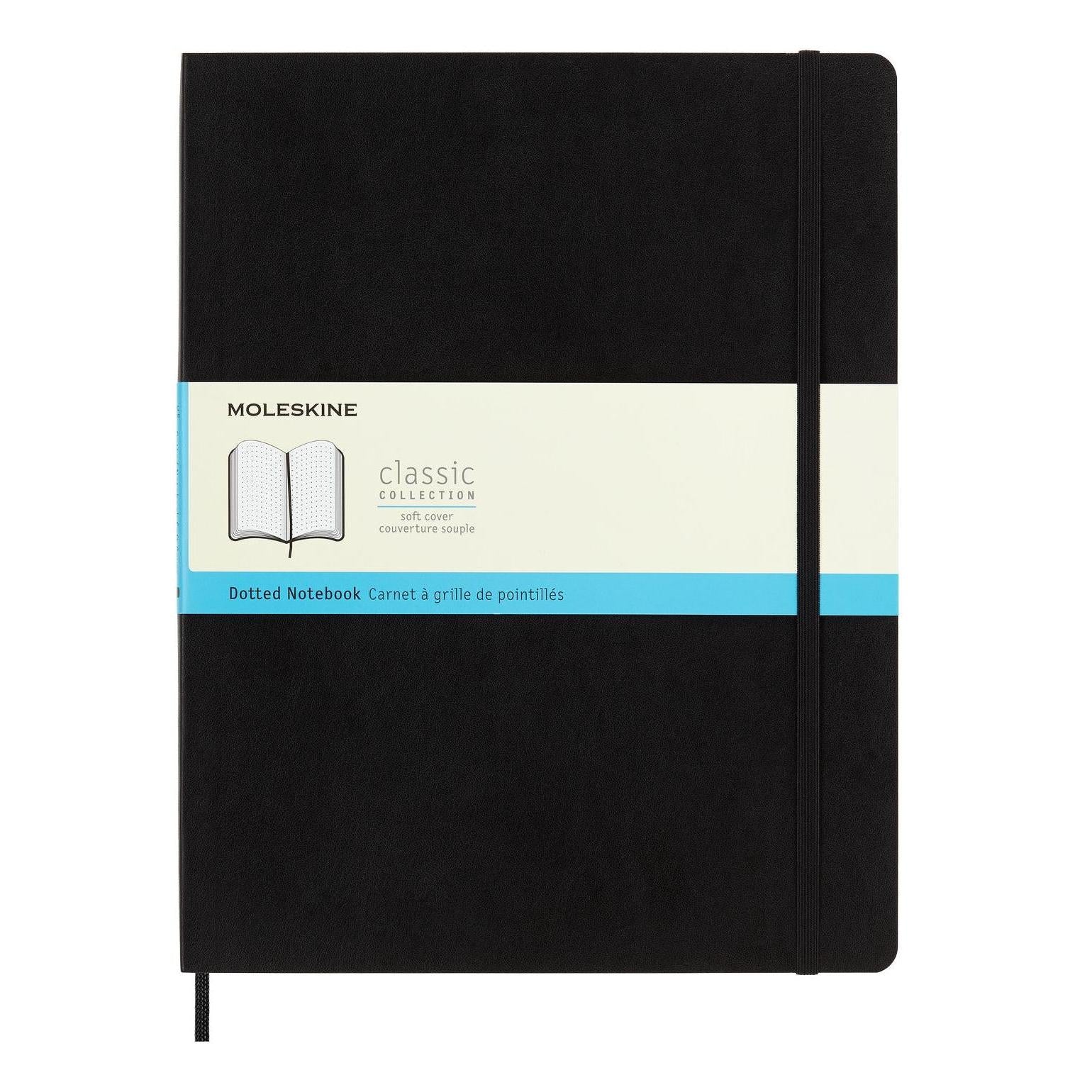 Classic Notebook XXL 21.6x27.9 - Dotted Pages - Black