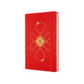 Limited Edition Large 13X21 Notebook - Ruled Pages - Red