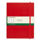 Coffret Smart Xl 19X25 - Pages Blanches - Rouge Écarlate