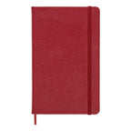Textile Large Notebook 13x21 - Ruled Pages - Bordeaux Red