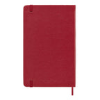 Textile Large Notebook 13x21 - Ruled Pages - Bordeaux Red