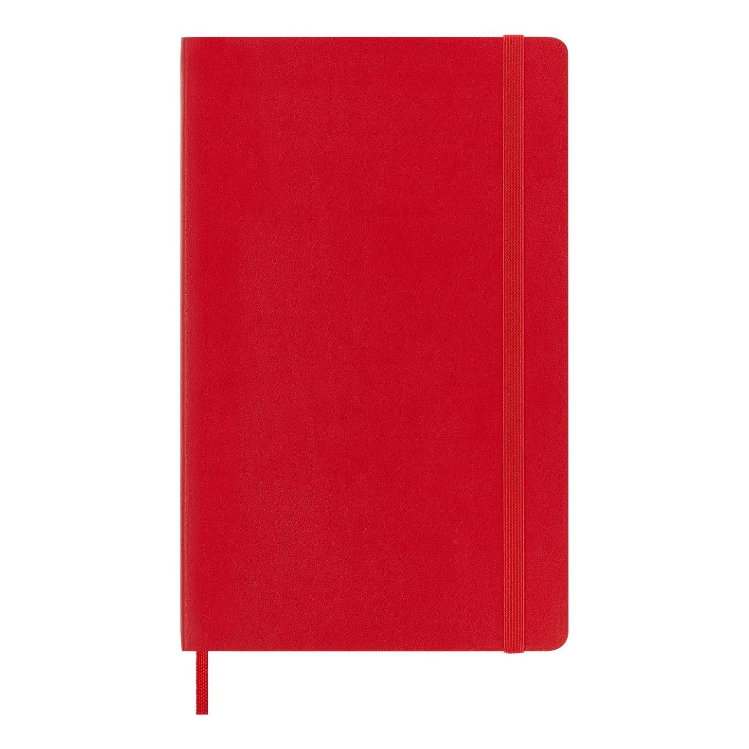 Classic Notebook Large 13x21 - Ruled Pages - Scarlet Red