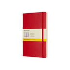 Cuaderno clásico Large 13X21 - Páginas cuadriculadas - Rojo escarlata