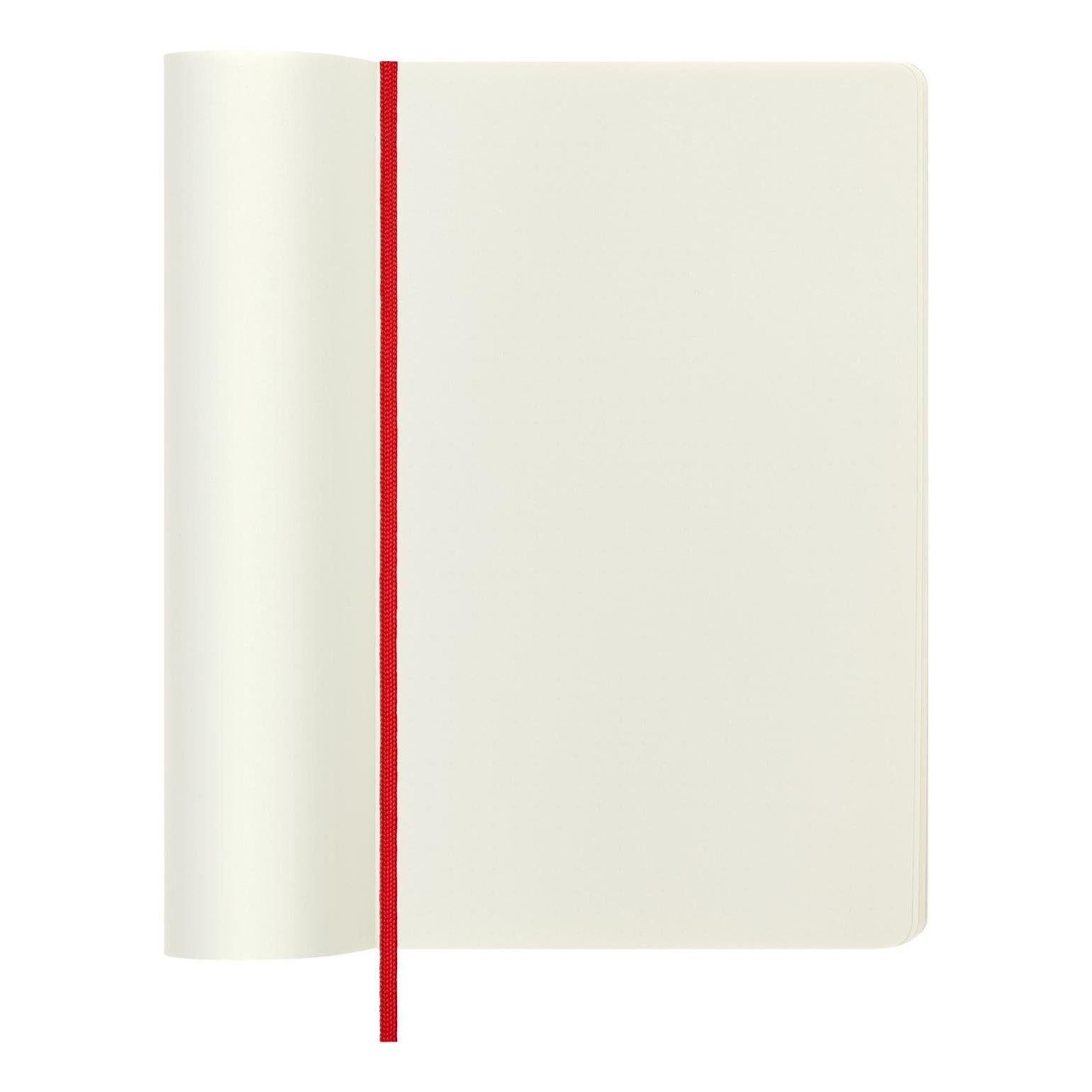 Cuaderno clásico Large 13X21 - Páginas blancas - Rojo escarlata