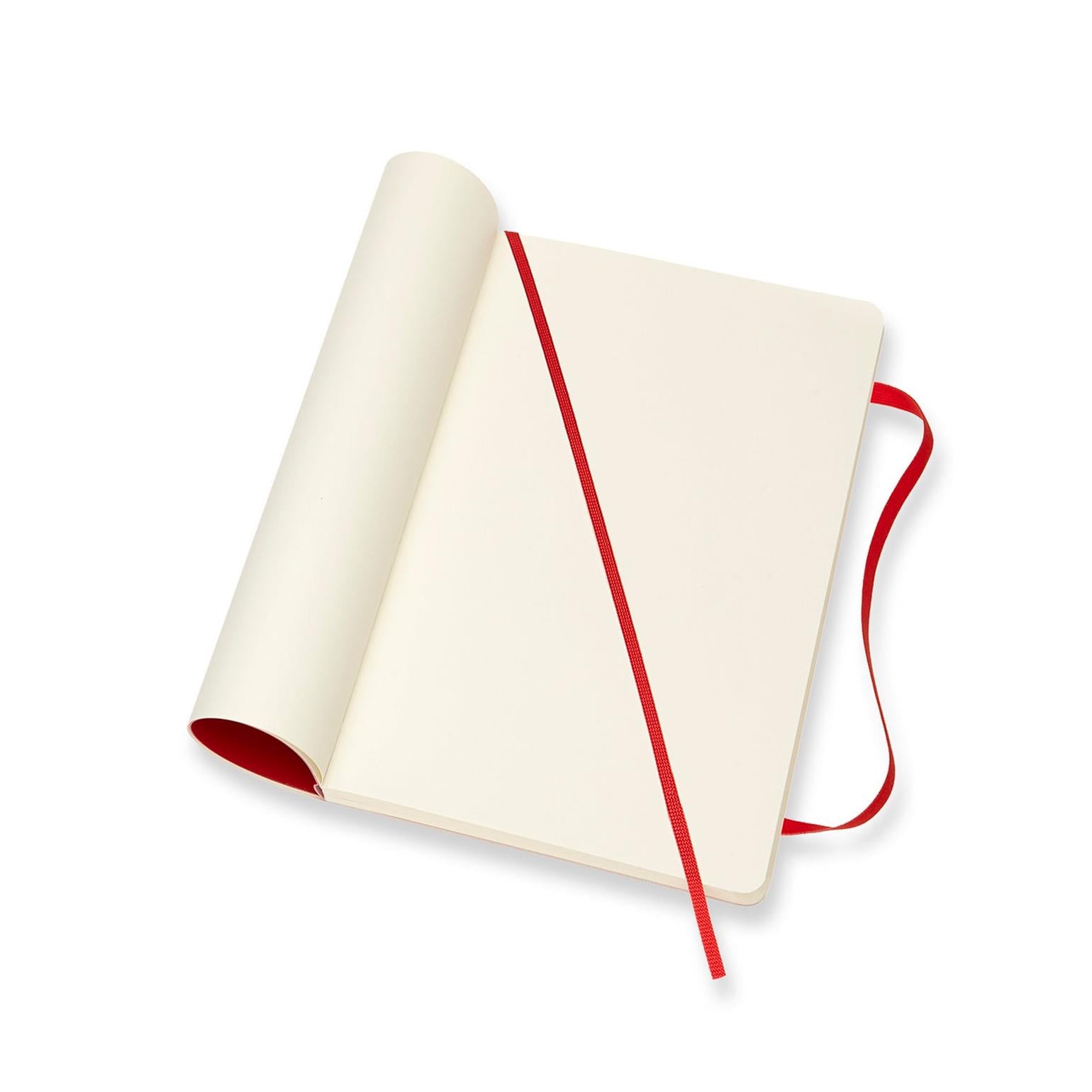 Cuaderno clásico Large 13X21 - Páginas blancas - Rojo escarlata