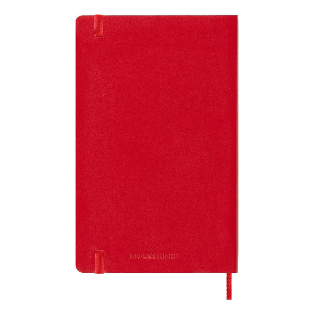 Cuaderno clásico Large 13X21 - Páginas blancas - Rojo escarlata