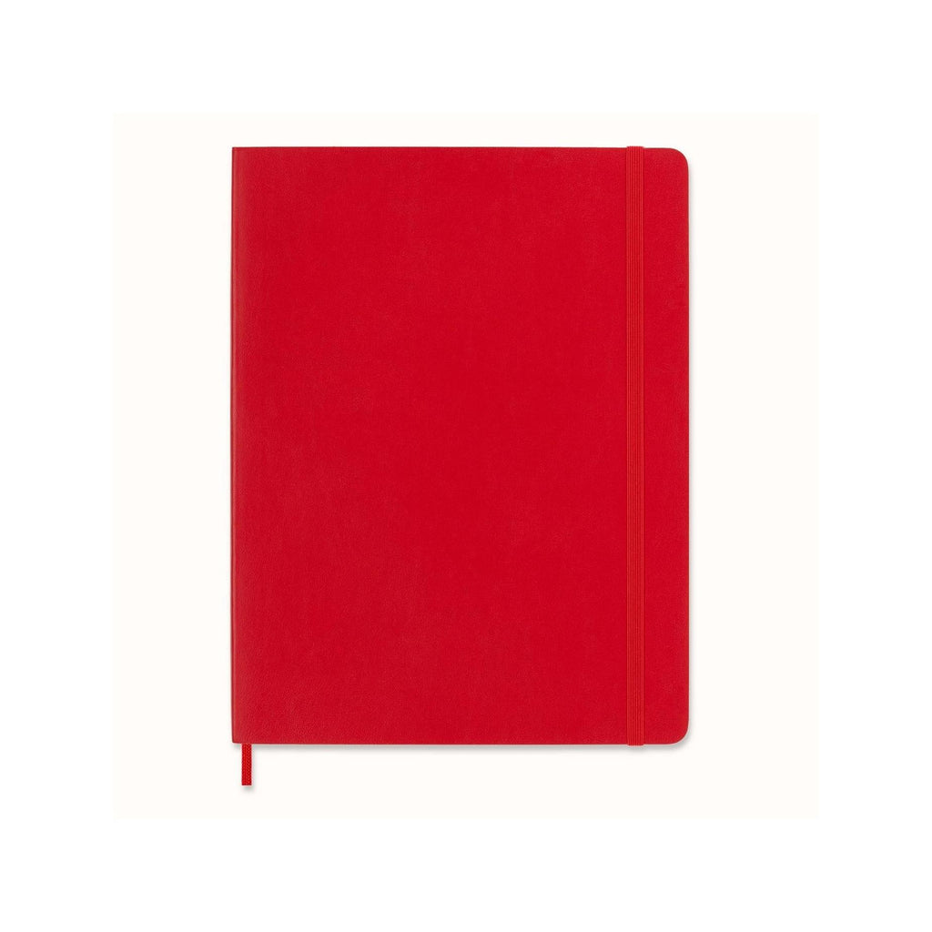 Cuaderno clásico XL 19X25 - Páginas rayadas - Rojo escarlata