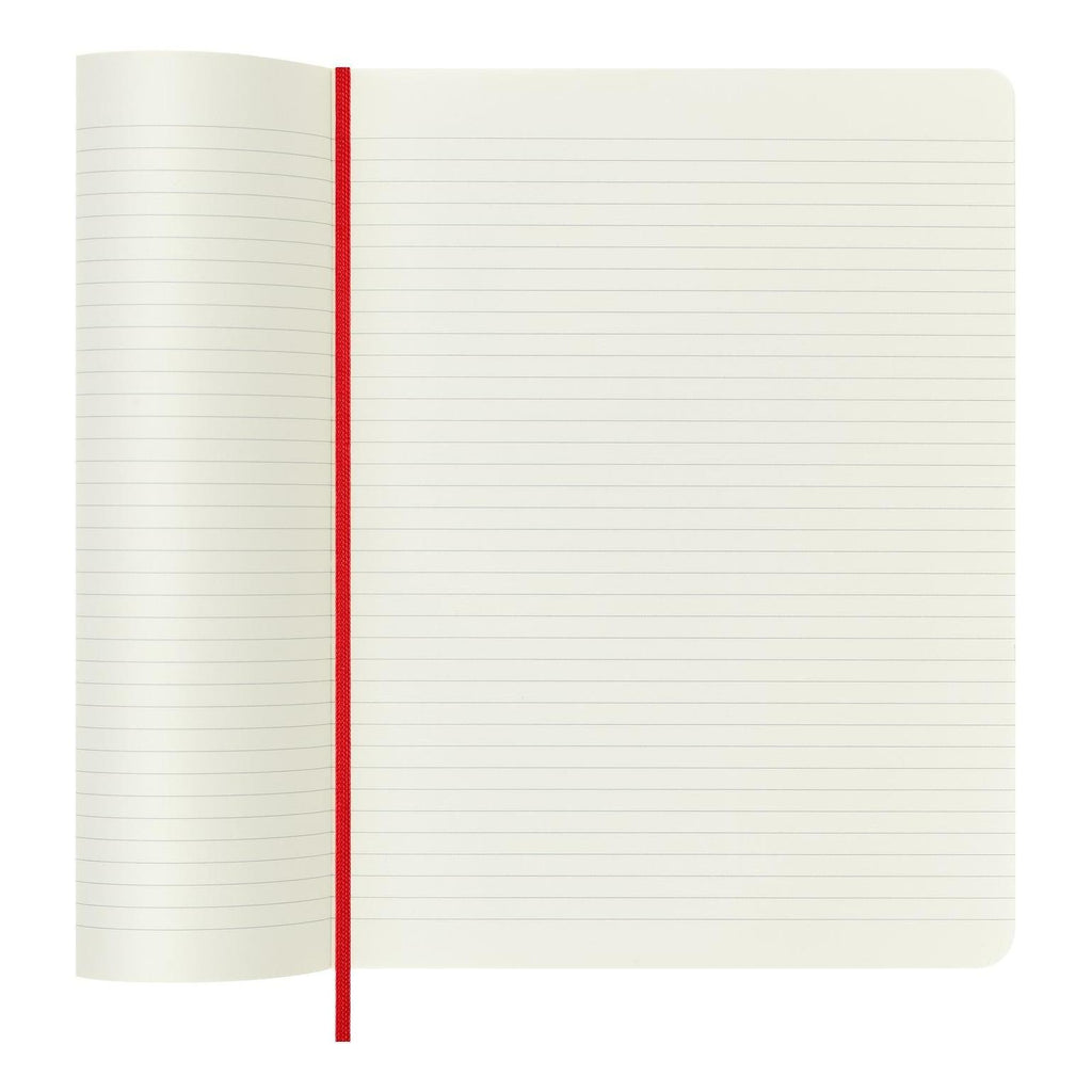 Cuaderno clásico XL 19X25 - Páginas rayadas - Rojo escarlata