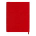 Classic Notebook XL 19x25 - Ruled Pages - Scarlet Red