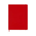 Classic Notebook XL 19x25 - Plain Pages - Scarlet Red