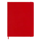 Classic Notebook XL 19x25 - Plain Pages - Scarlet Red