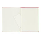 Classic Notebook XL 19x25 - Plain Pages - Scarlet Red