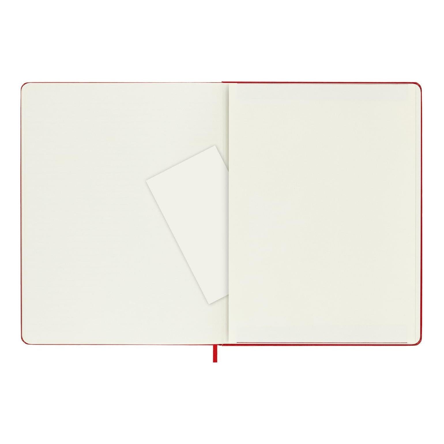 Classic Notebook XL 19x25 - Plain Pages - Scarlet Red