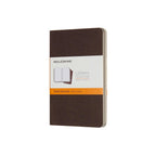 Cahier Pocket 9X14 - Pages Lignées - Brun Café