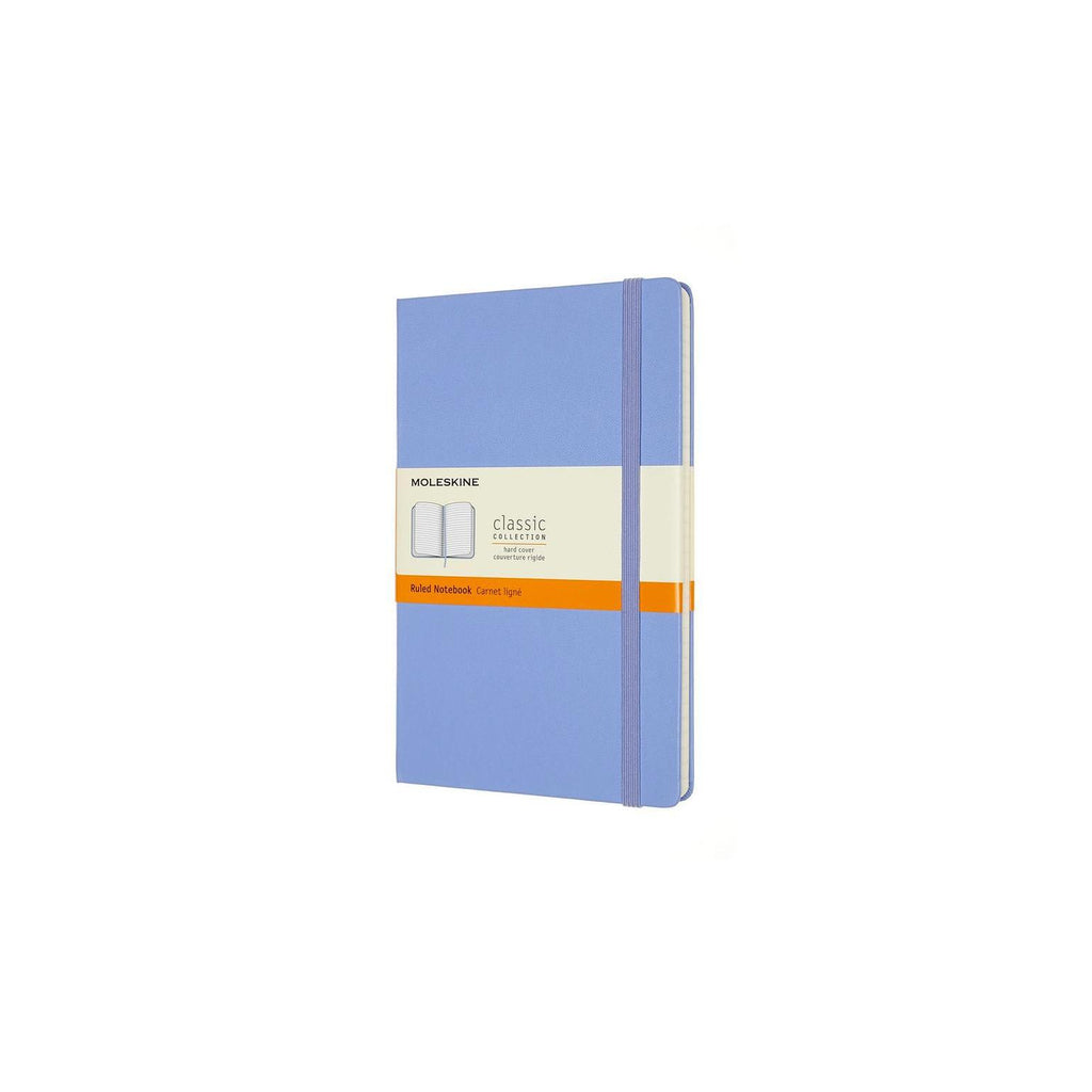 Classic Notebook Large 13x21 - Ruled Pages - Hydrangea Blue